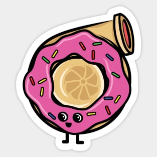 Turbo Donut 1 Sticker